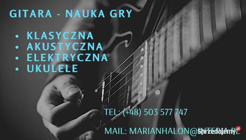 Nauka gry na gitarze i ukulele śląskie Chorzów