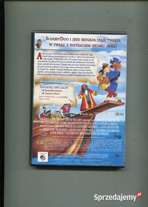 Scooby DOO Ahoj Piraci Film DVD Szczecin