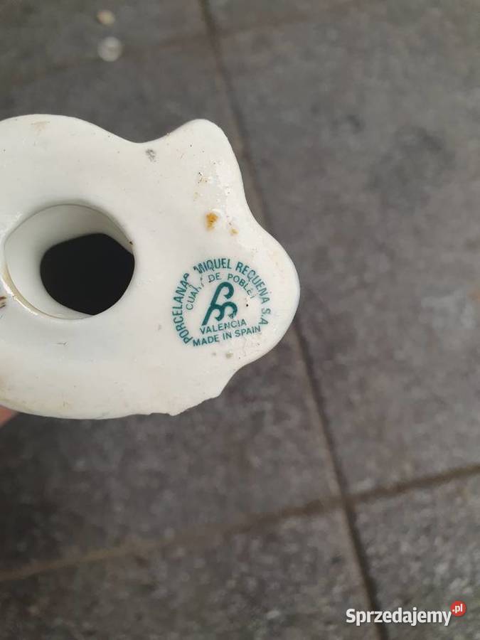 Porcelana MRequena Valencia figurka śląskie Myszków sprzedam