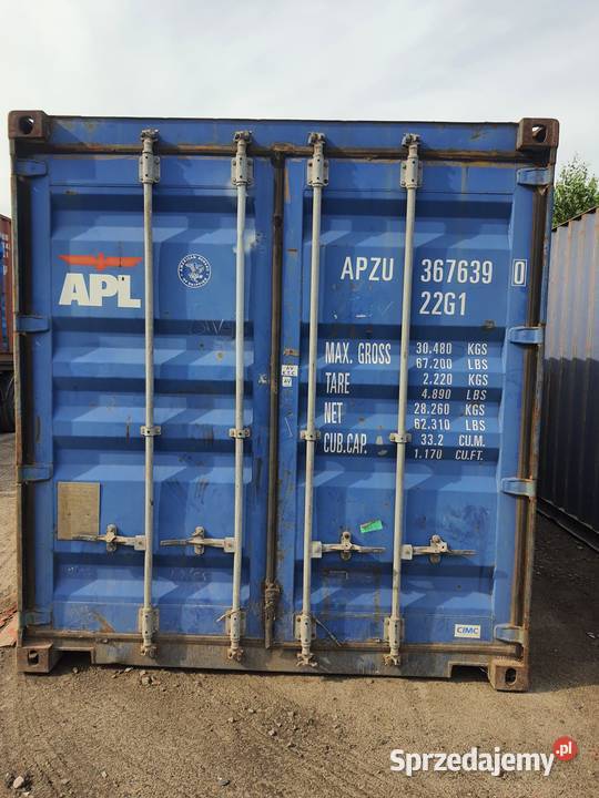 Kontener morski magazynowy 20DV 6 metrowy Kęty