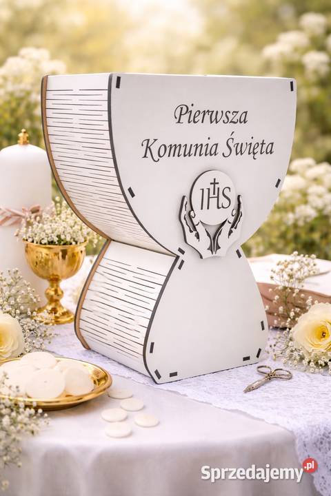 Biały kielich komunijny XL 25 lubuskie Gorzów Wielkopolski