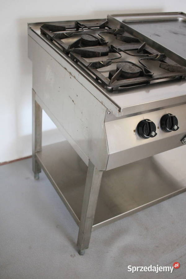 Kuchnia gazowa 2 palnikowa z grillem marka MKN śląskie Pszczyna