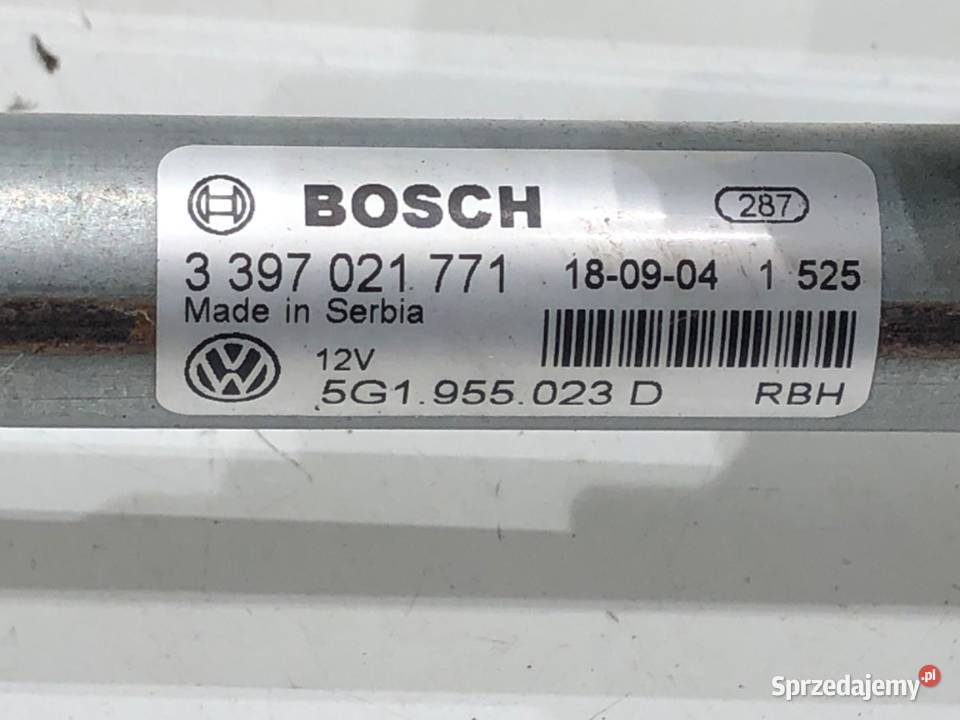 MECHANIZM WYCIERACZEK PRZÓD VW GOLF VII podkarpackie