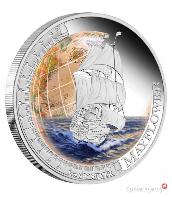 Srebrna moneta z serii Statki które zmieniły Warszawa