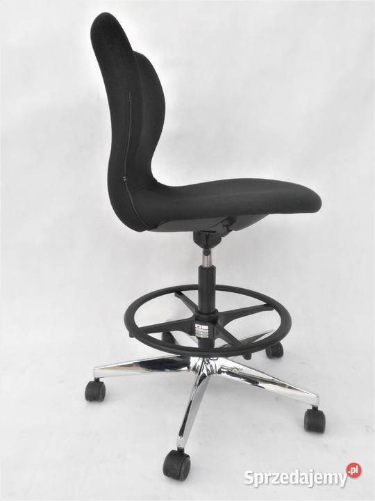 hoker obrotowy VS czarny meble biurowe używane Leszno