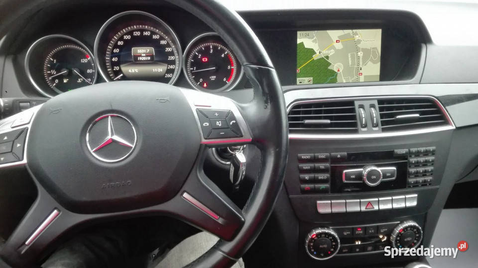 Mercedes C 200 Duża navi Bezwypadek W204 Mercedes-Benz Bydgoszcz