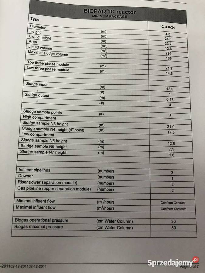 Reaktor beztlenowy zbiornik beztlenowy ścieki