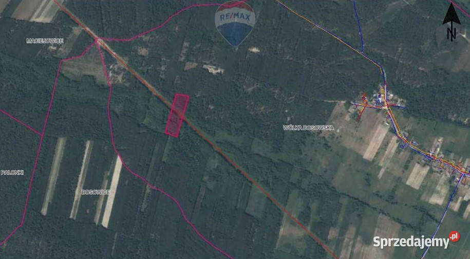 Działka rolna 68.5m Wólka Bosowska sprzedam