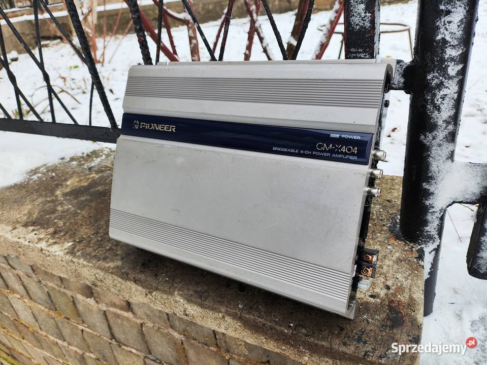 Wzmacniacz samochodowy 4 kanałowy PIONEER GMX404 śląskie Niegowonice