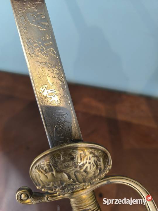 Piękny kordelas myśliwski Darz bór Łódź