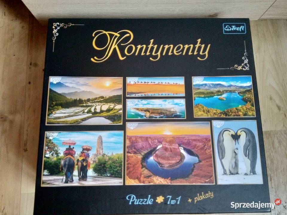 puzzle 7w1 KONTYNENTY sprzedam