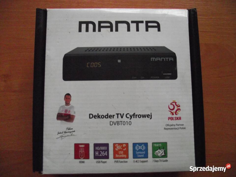 Dekoder DVBT010 Manta + dodatki