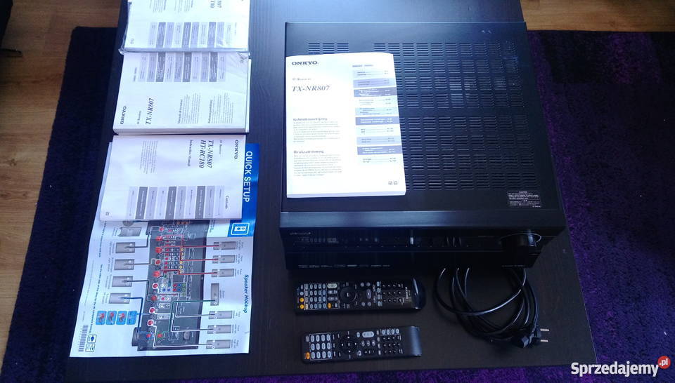 Potężny amplituner Onkyo TX 807 sprzedam