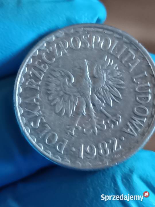 Sprzedam 1 zl 1982 r Cienka data Chełm