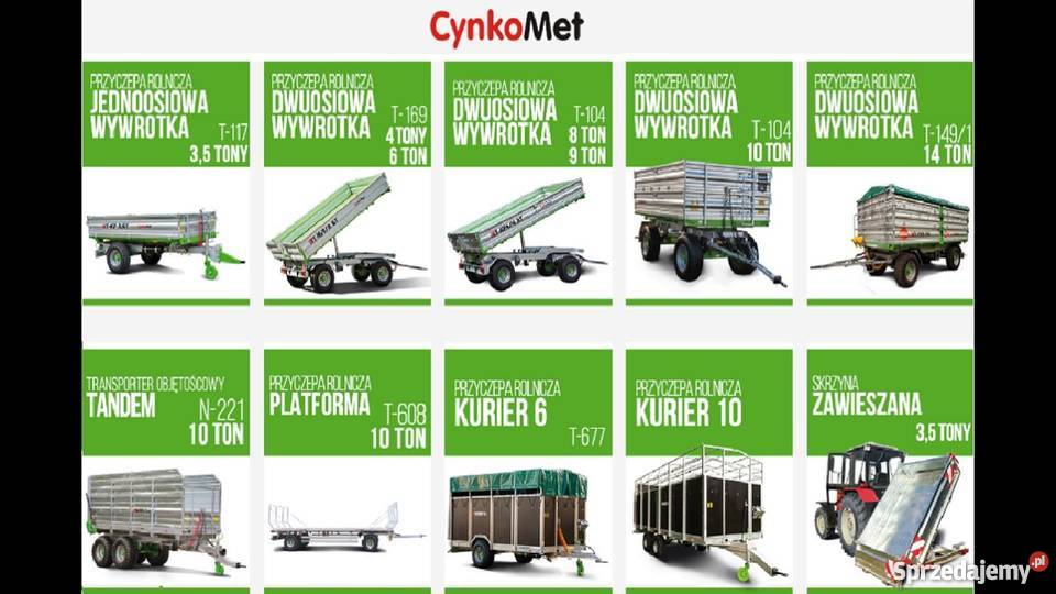 Przyczepa rolnicza T117 35 Tony CynkoMet Czarna Tarnowskie Góry sprzedam