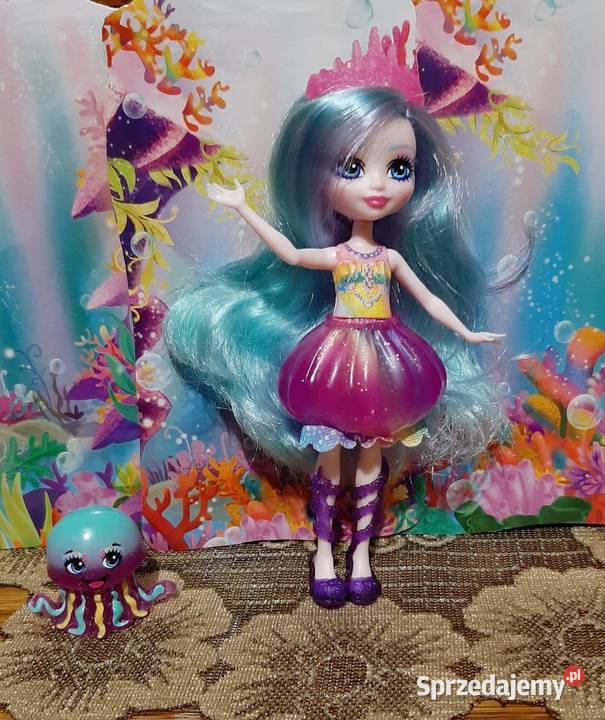 Lalka Enchantimals Jelanie Jellyfish z pupilem