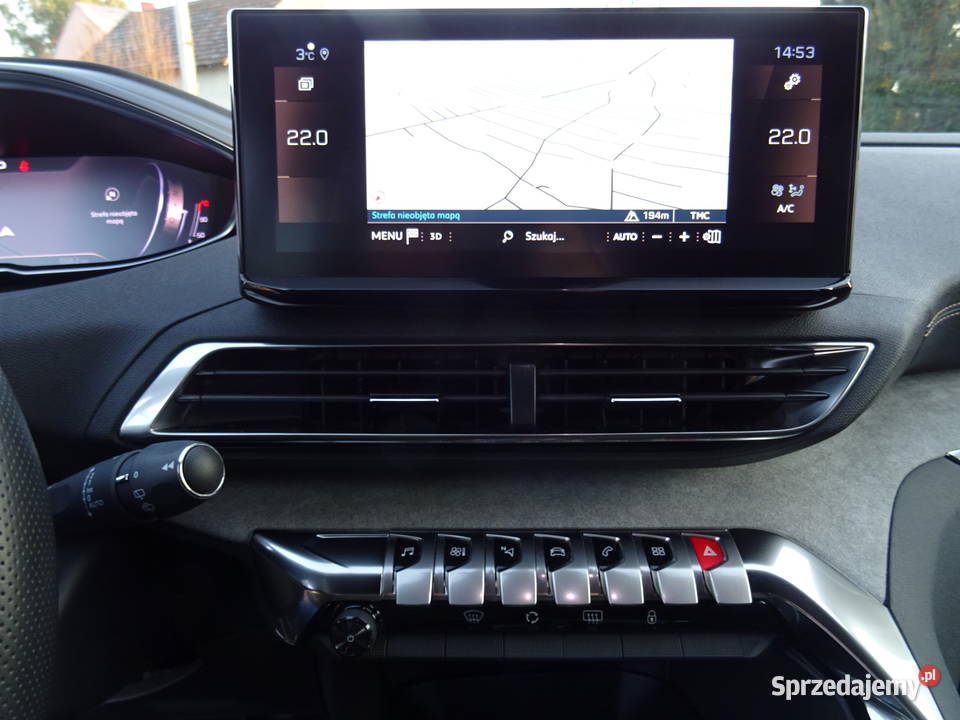 Peugeot 5008 Bezwypadkowy Serwisowany wielofunkcyjna kierownica Rzeszów
