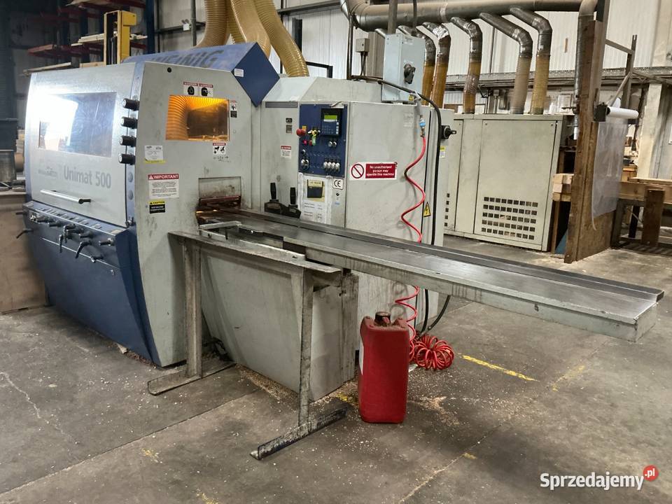 Strugarka czterostronna Weinig Unimat 500 Juszczyn