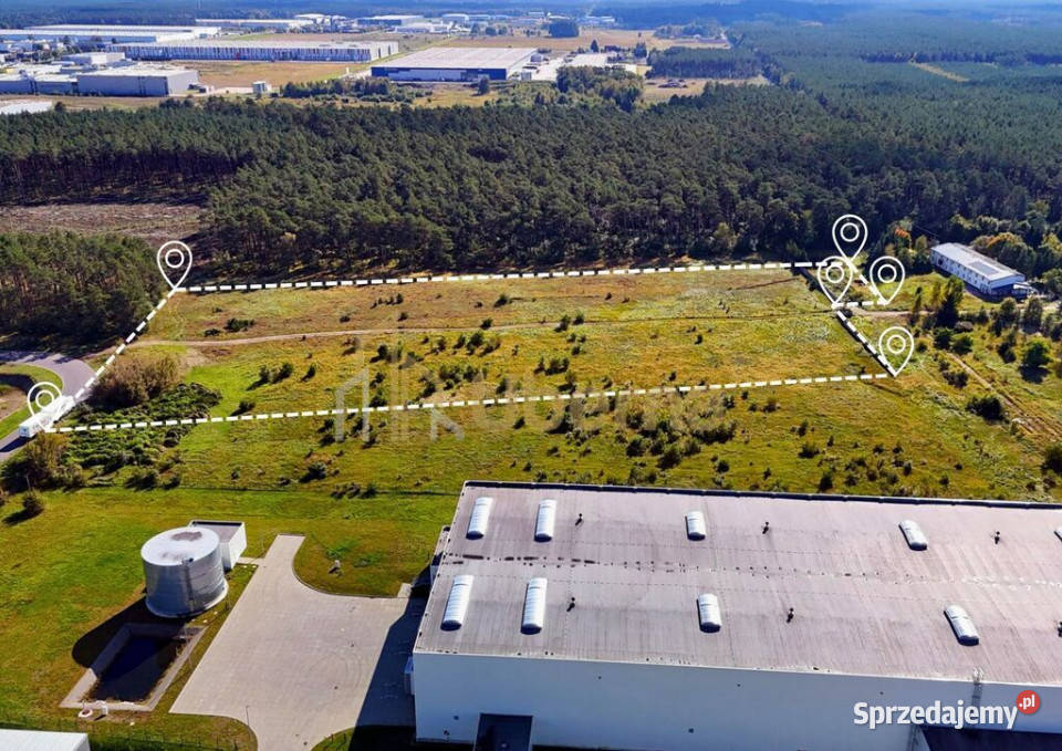 Działka przeznaczona pod produkcję magazyny Łozienica