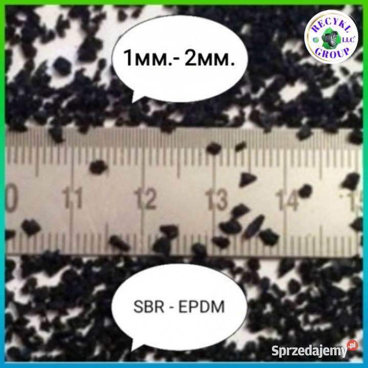 Granulat gumowy SBR EPDM RUBBER GRANULES Lubsko