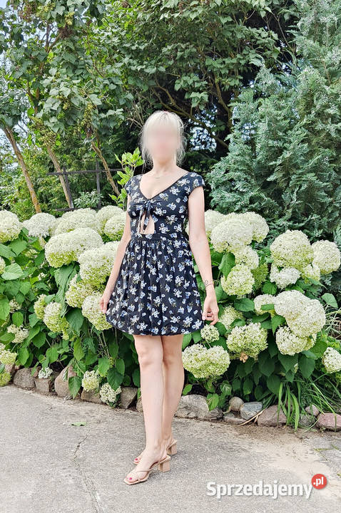 Sukienka Hollister S 36 na lato kwiaty floral Szczecin