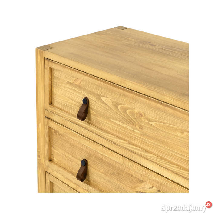 Nowoczesna komoda w stylu retro 3 szuflady 90cm Maków Podhalański