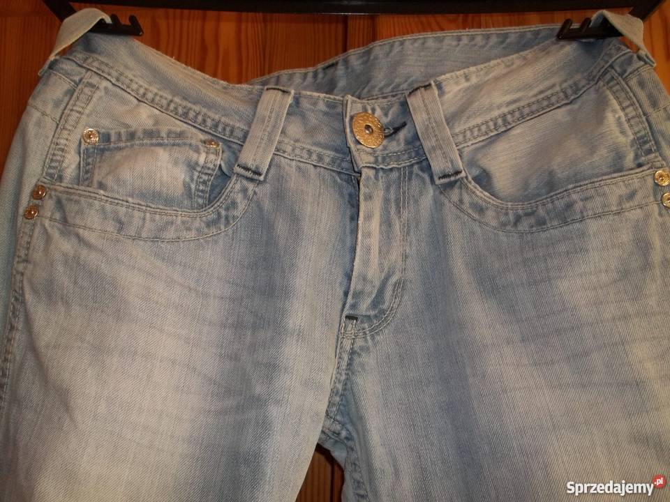 Spodnie jasny jeans długie 2832 hiszpańskie Rozmiar 32(XXS) Łódź