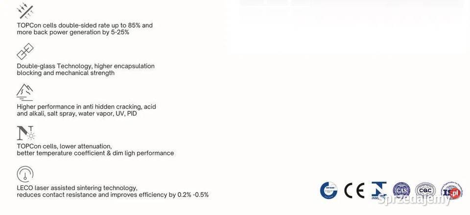 Paleta 36x Panel Fotowoltaiczny DAH Solar 610W Panele fotowoltaiczne
