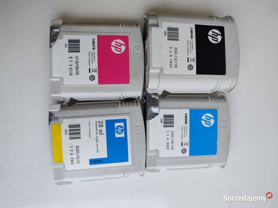 HP tusz oryginalny głowice oryginalne komplet 8