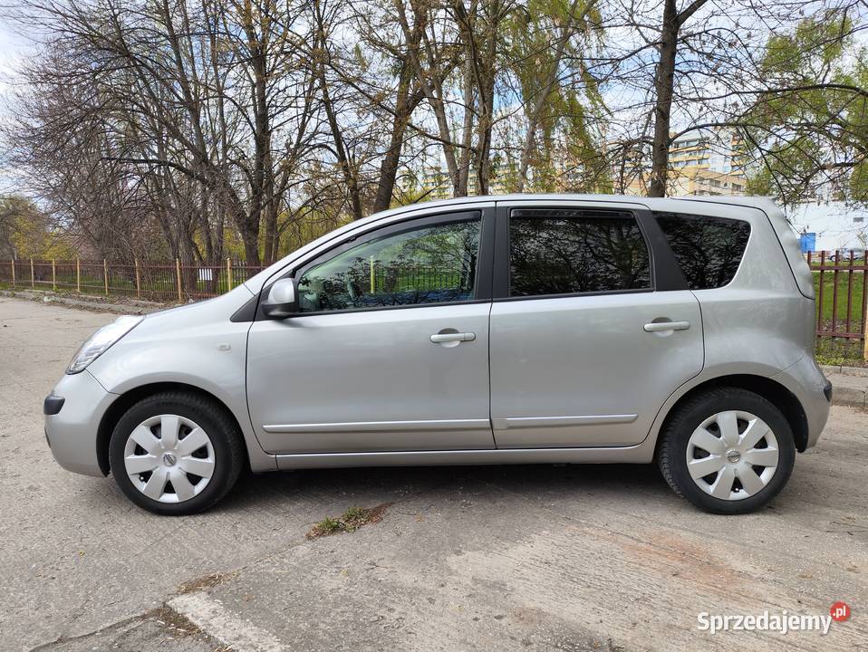 Nissan Note 16 benzyna 2006 TEKNA klima hak czujnik zmierzchu Radom