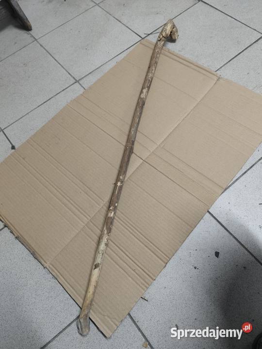 Zabytkowa drewniana laska podpórka gadżet retro Rzeszów