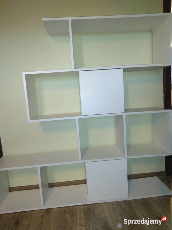 Regał do pokoju biały Pilica