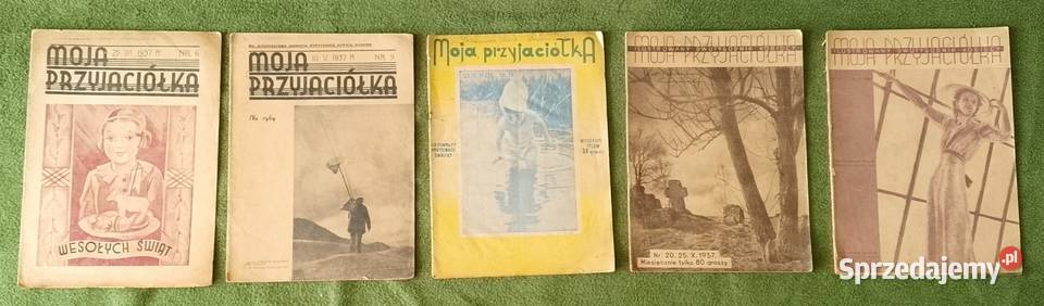 5 numerów Mojej Przyjaciółki z lat 30 sprzedam