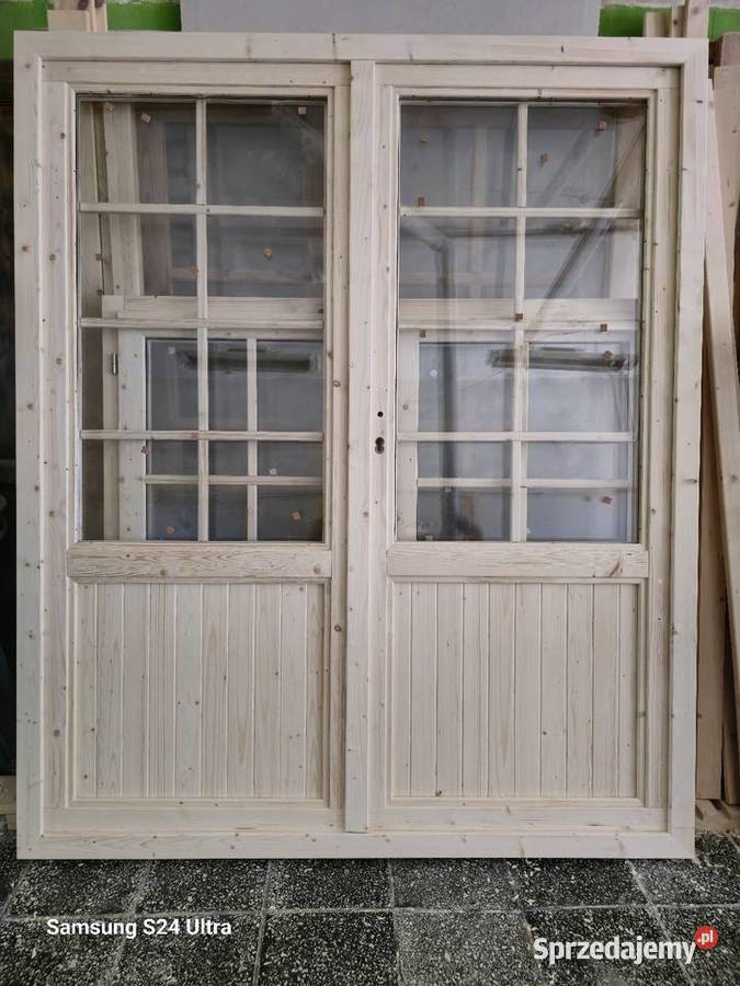 Drzwi drewniane 150 x 200 Producent dolnośląskie Wrocław sprzedam
