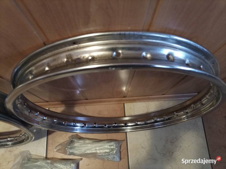 Felgi Obręcze Szprychy Nyple WSK WFM Motocyklowe Konin sprzedam