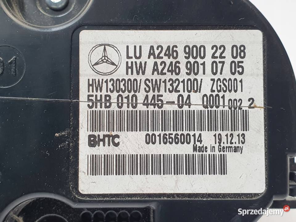 PANEL KLIMATYZACJI Nawiewu Mercedes W246 W176 Chełm