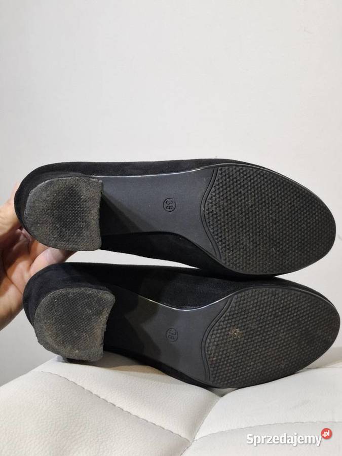 Fama 37 czółenka czarne damskie Obuwie Kraków