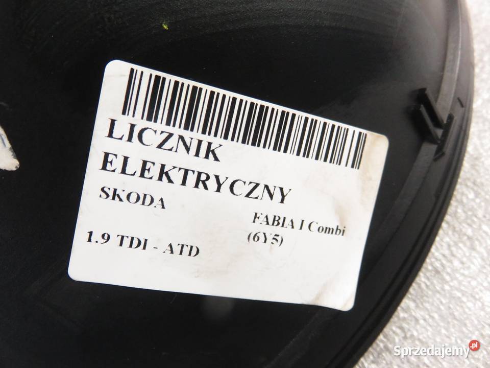 LICZNIK SKODA FABIA 19 TDI 6Y1919880D