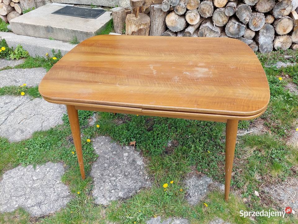 stół rozkładany lata 60te 120216x85 Jelenia Góra sprzedam