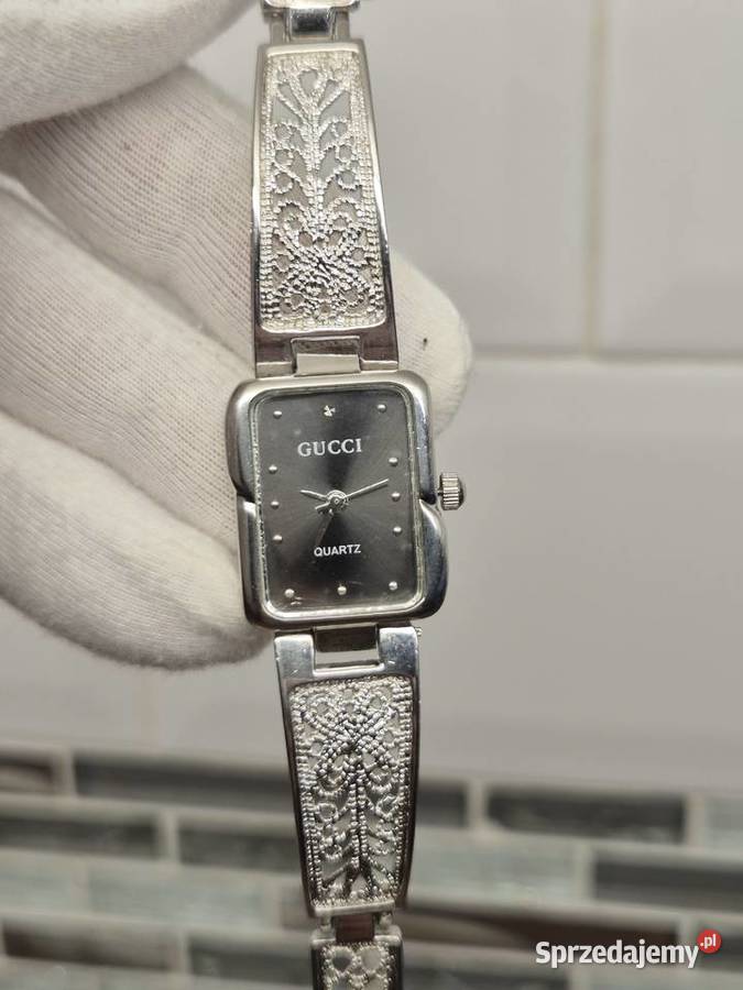 Damski ażurowy zegarek modowy quartz śląskie