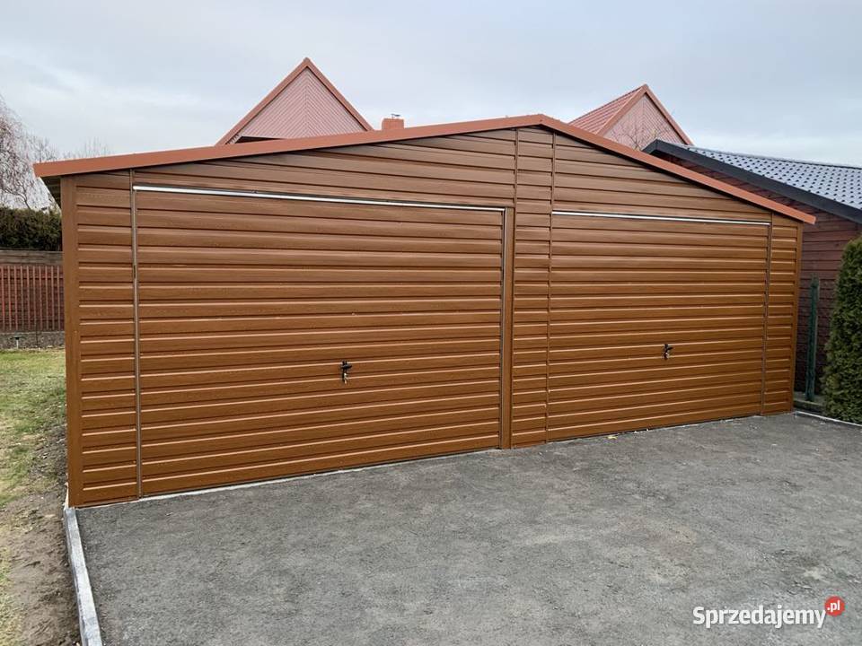 Garaż blaszany 7x5 WZMOCNIONY PROFILAMI lubelskie Lublin