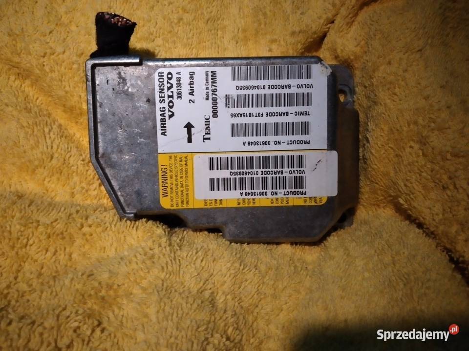 STEROWNIK PODUSZEK SENSOR AIRBAG VOLVO V40 S40 Układ elektryczny dolnośląskie