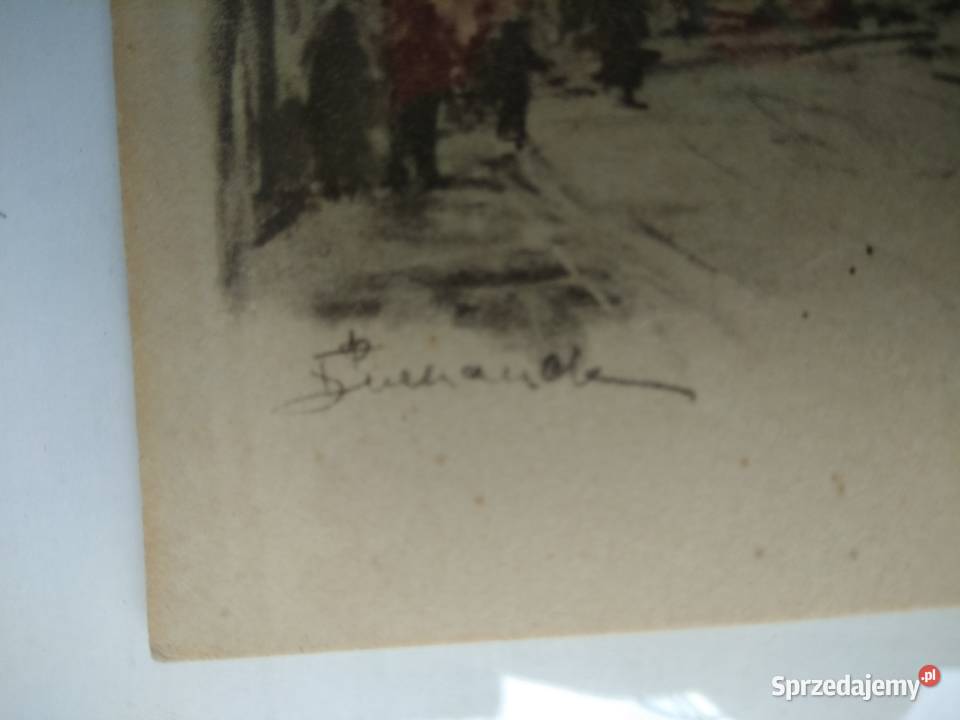 Obraz w ramie wnętrza dekorowanie grafiki antyki Antykwariat Warszawa