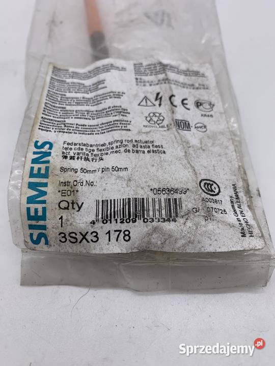 Siemens 3SX3 178 Głowica wyłącznika krańcowego Warszawa