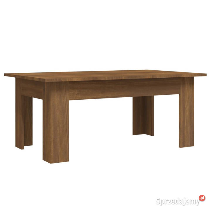 Stolik kawowy brązowy dąb 100x60x42 WM815428 Stoły Warszawa
