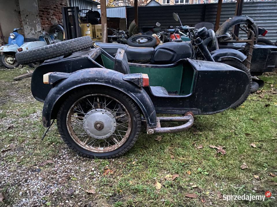 Dniepr MT16 napęd na kosz zarejestrowany w m72 Siedlce