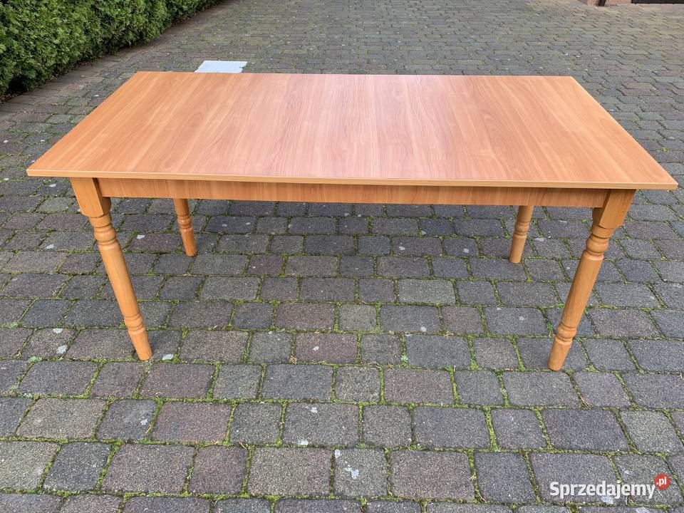 Stół drewniany o wym 805x161x77 w kolorze olcha wielkopolskie Krotoszyn