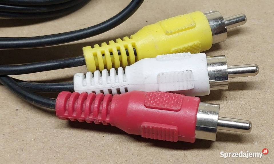 KABEL ADAPTER ZŁĄCZE AUX JACK 35 3XRCA osobowe Mielęcin
