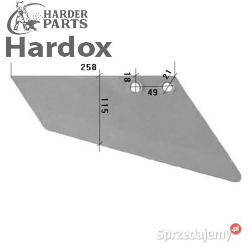 Lemiesz HARDOX 1738600020P części do grubera nieuszkodzony Części zamienne Suwałki