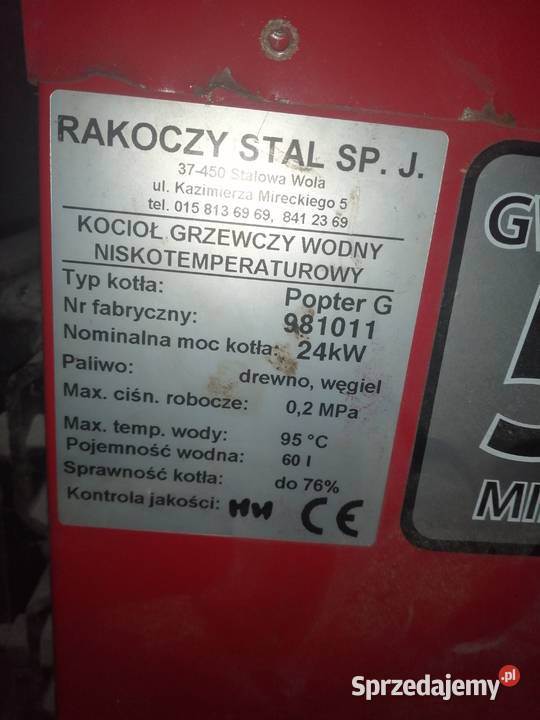 Piec Rakoczy stal 24 warmińsko-mazurskie Pieniężno